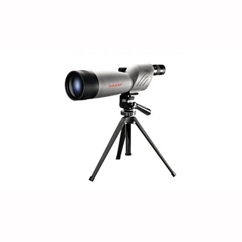 World Class Spotting Scope - 20-60x80mm, Gray-Black Porro Prism, Straight Eyepiece