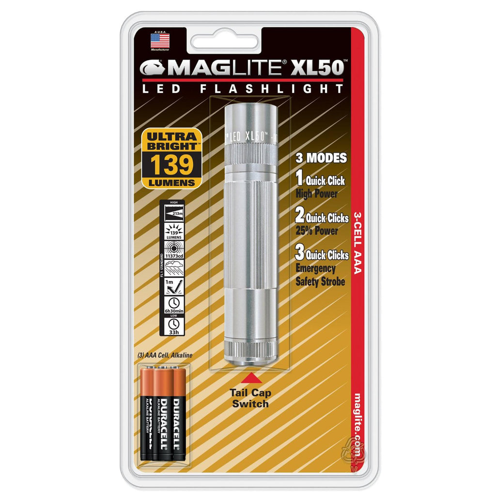 XL50 LED Light - Blister Pack Silver