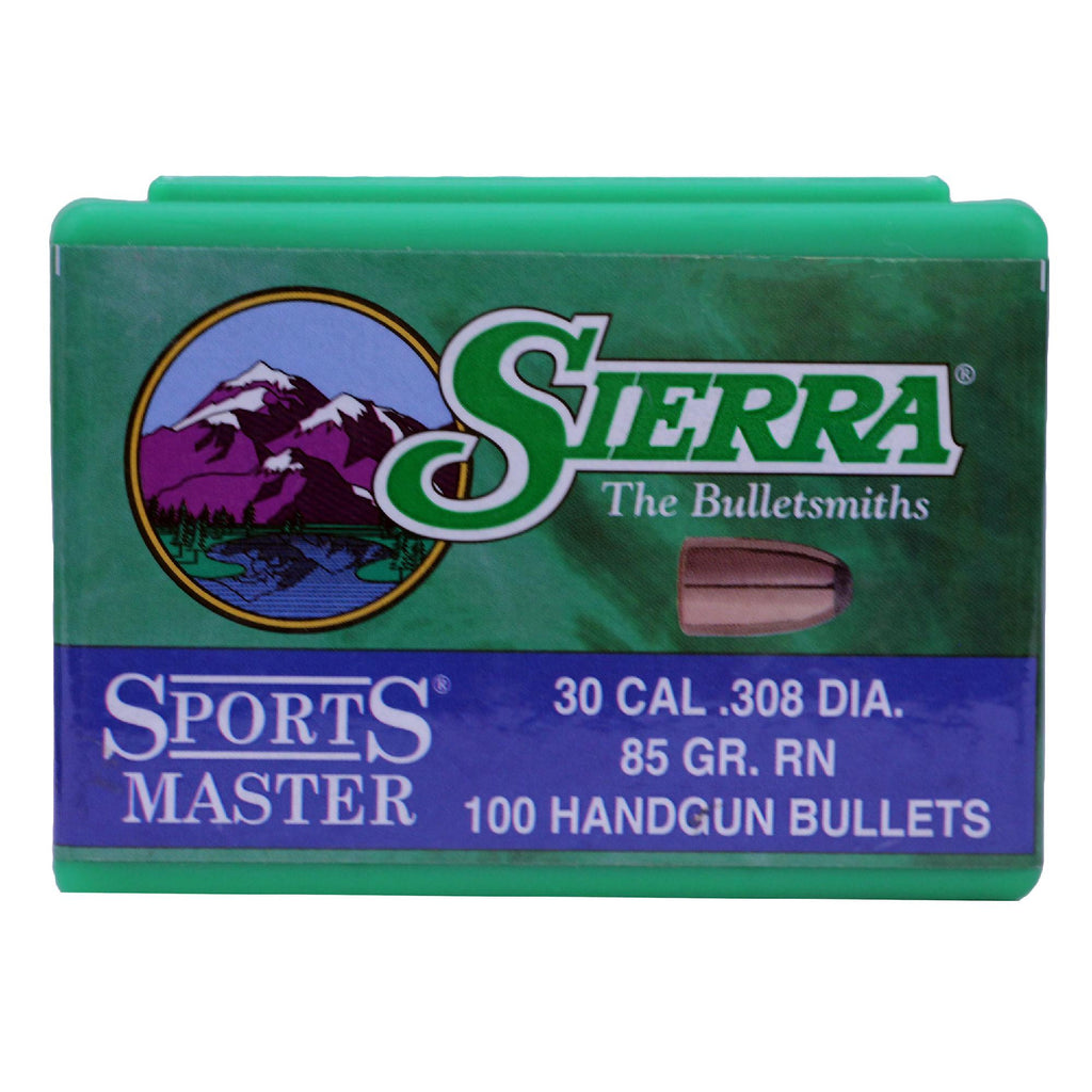 30 Caliber - Sports Master, 85 Grain Round Nose, Per 100