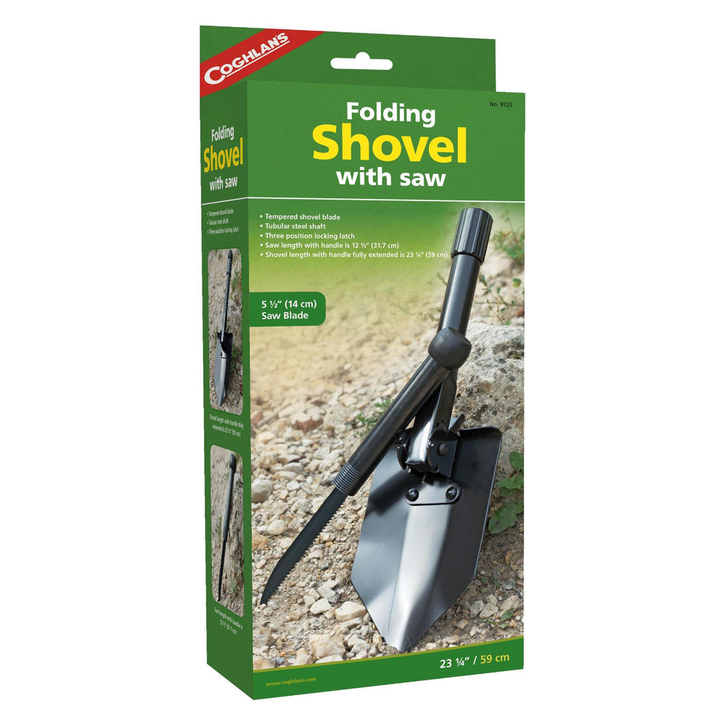 Folding Shovel w-Saw