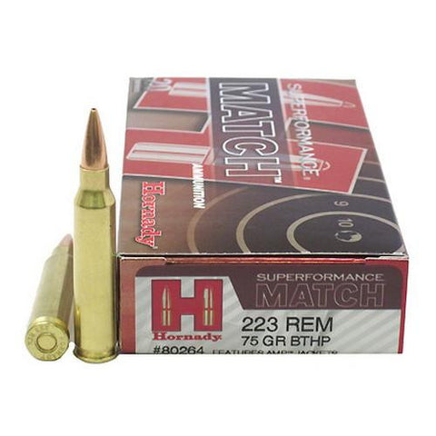 223 Remington - 75 Gr BTHP Superformance Match (Per 20)