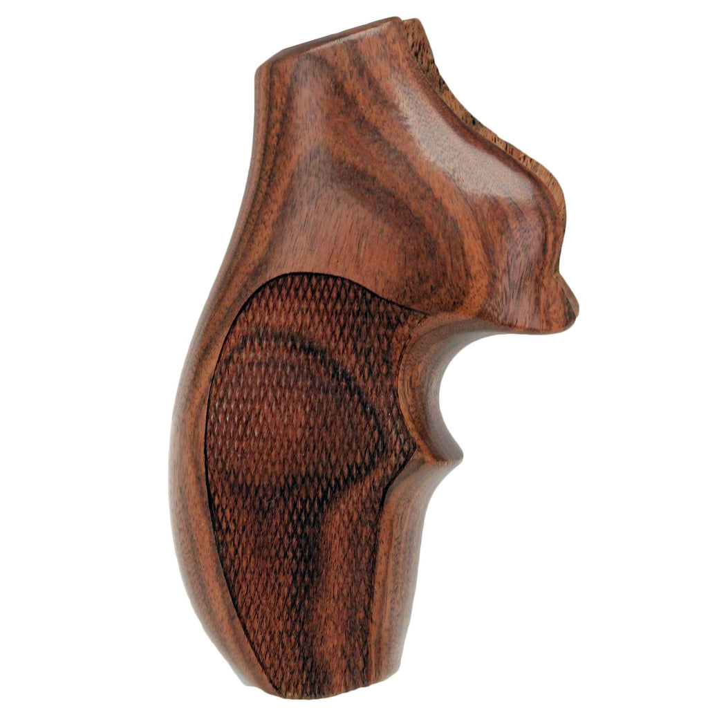 Wood Grips - Pau Ferro - Ruger SP101 5 Shot Revolver, w-Finger Grooves