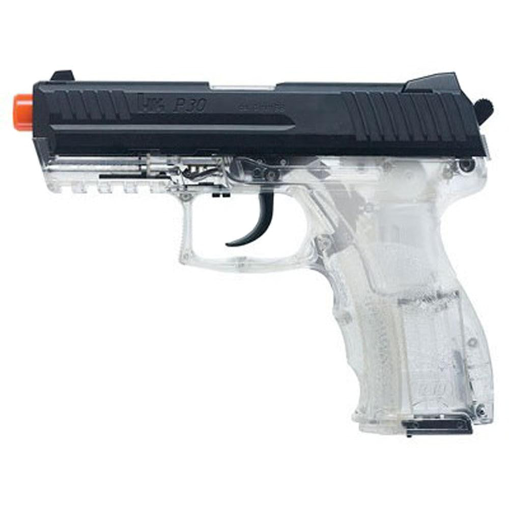 H&K Replica Soft Air - P30, Spring w-Metal Slide, 15 Round - Clear