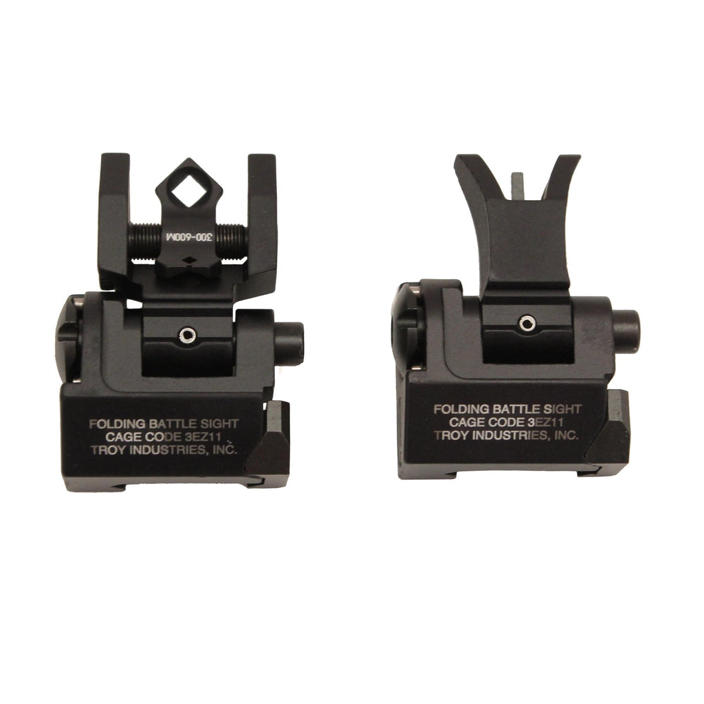 Micro- M4 Sight Set - Black, Folding