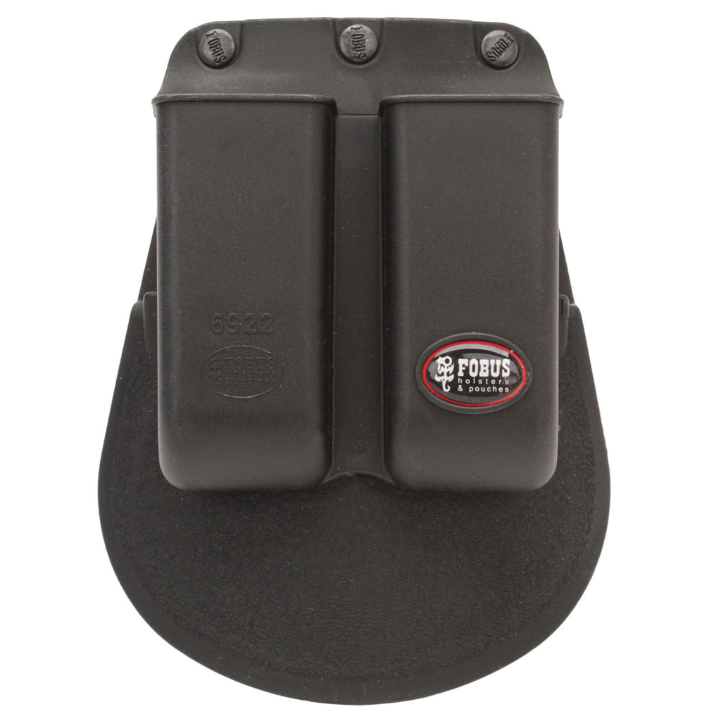 Double Mag Pouch - Single Stack .22-.380-.32 Paddle