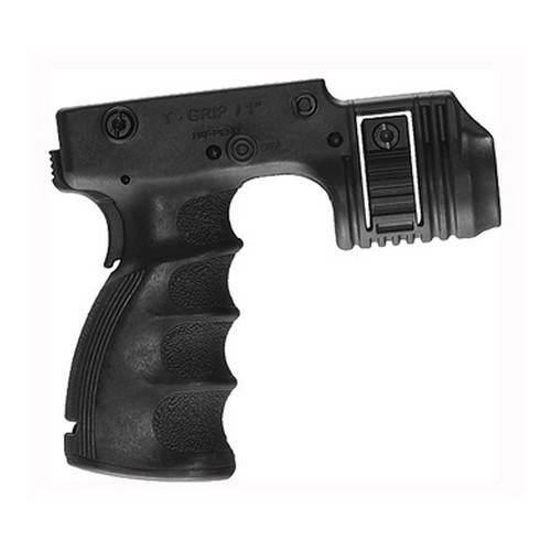 Tactical Grip w-1" Light Adapter, Black - Button Adapter