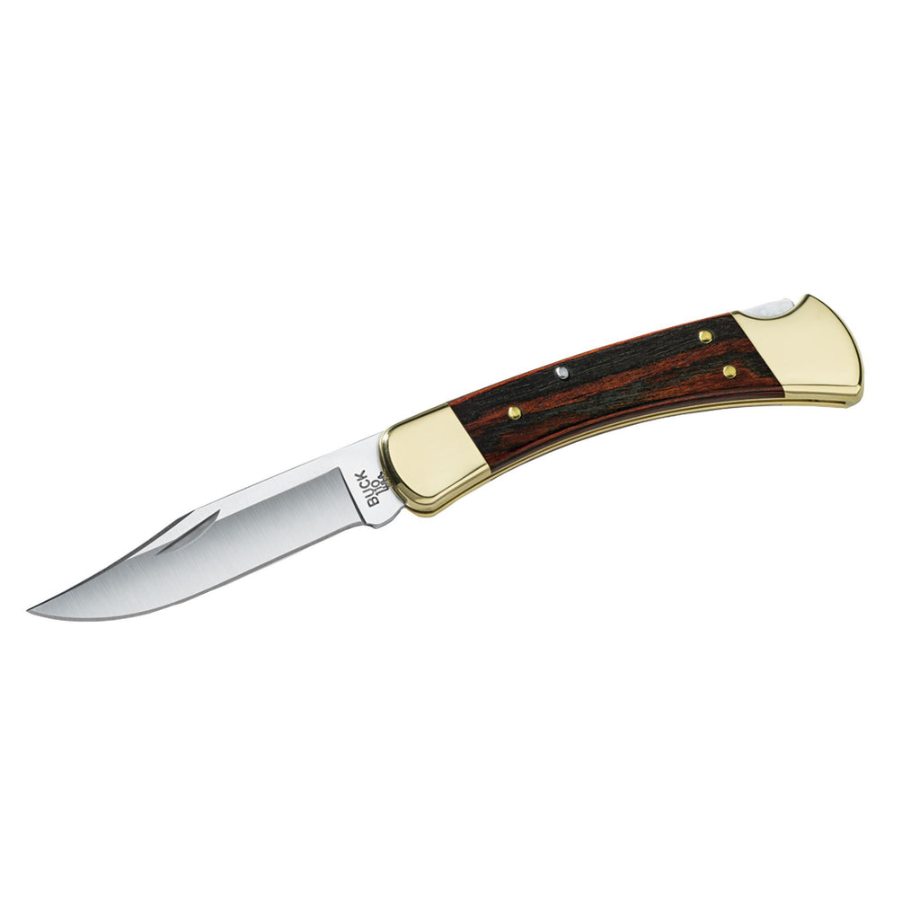 Folding Hunter - 3 3-4" Blade, Macassar Ebony Handle,Boxed