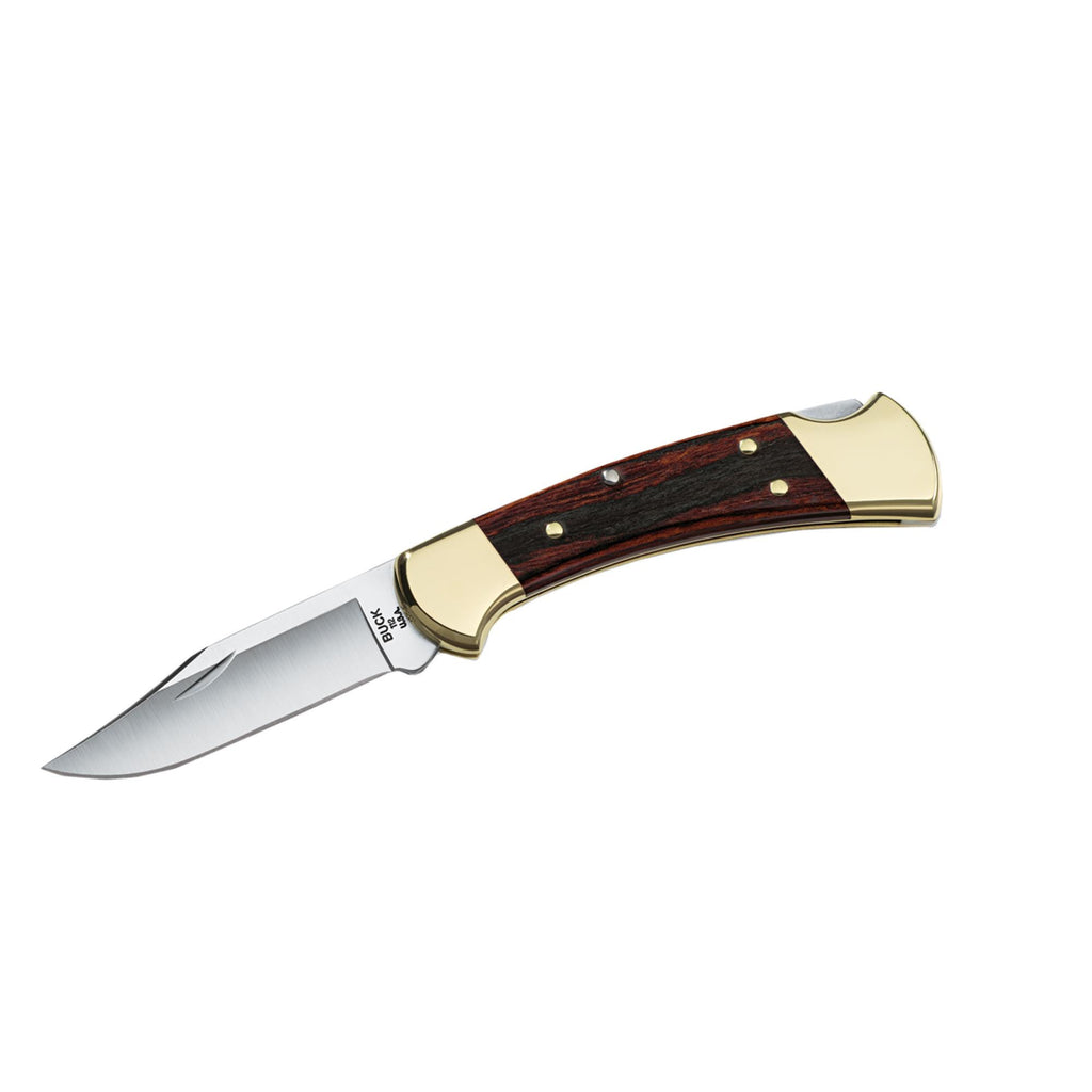 Ranger - 2" Plain Satin Blade, Clip Point, Wood Handle, Boxed