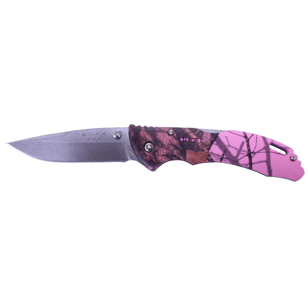 Bantam - BLW, 3 1-8" Blade, Mossy Oak Blaze Pink Handle, Boxed