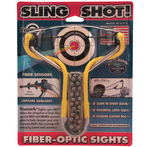 Slingshot, Fiber-Optic Sights, No Wrist-Brace