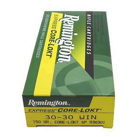 Corelokt Ammunition - 30-30 Winchester, 150 Grains, Soft Point, Per 20