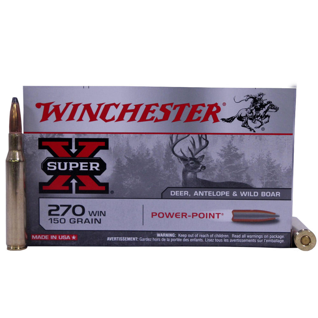 270 Winchester - Super-X, 150 Grains, Power-Point, Per 20