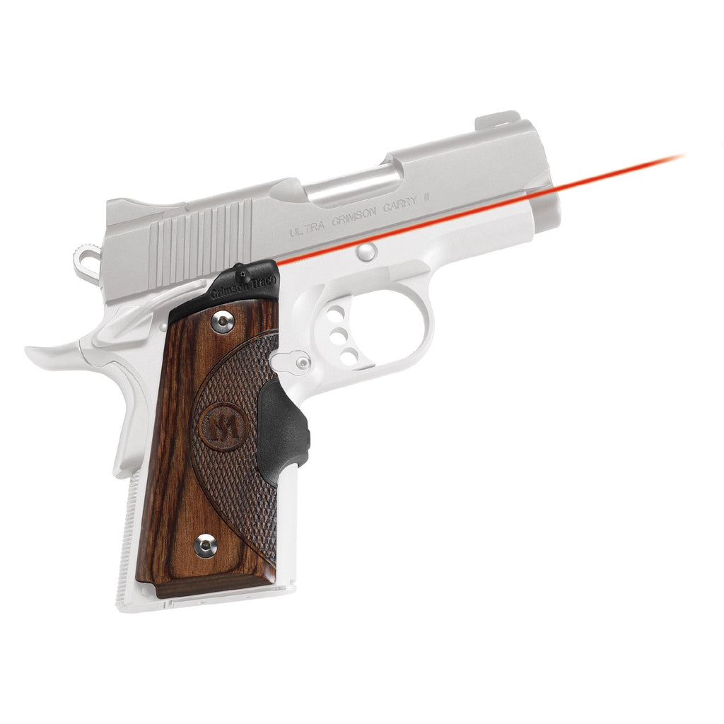 1911 Government-Commander - Walnut LaserGrip, Front Activation