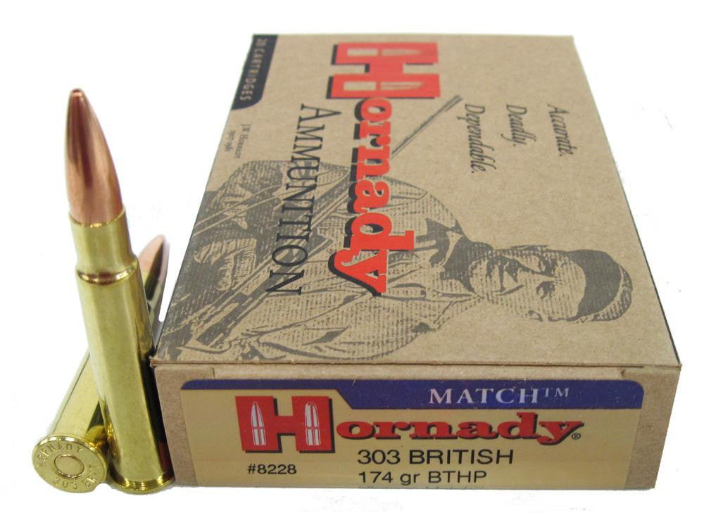 303 British by Hornady - 174 Gr. BTHP Match (Per 20)