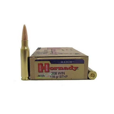 308 Winchester - 178 Grain, BTHP, Per 20