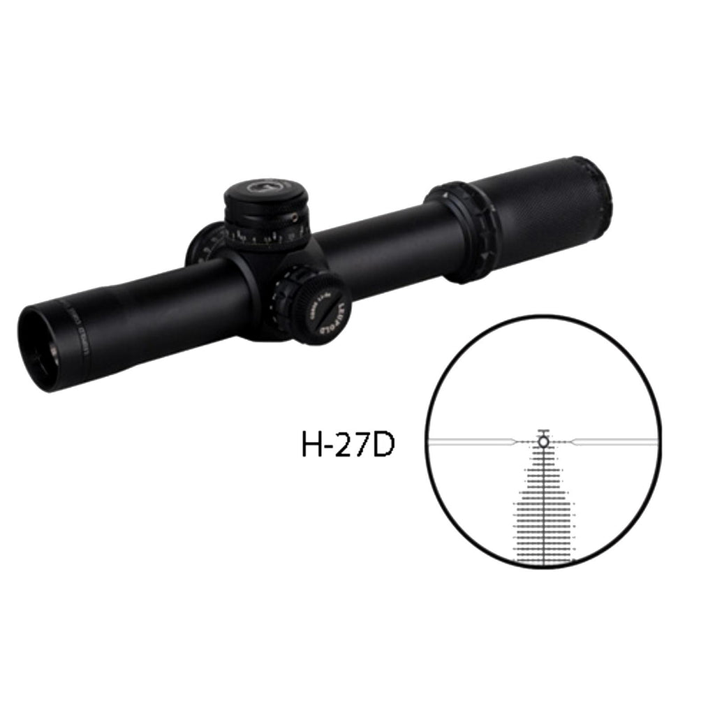 Mark 8 Riflescope - 1.1-8x24mm, 34mm Tube, H-27D Illuminated Reticle, Matte Black