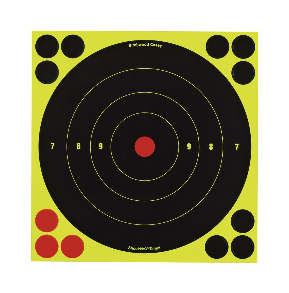 Shoot-N-C Targets: Bull's-Eye - 8" (Per 500)