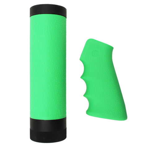 AR-15-M-16 Kit - Overmolded Grip-Forend, Carbine Zombie Green