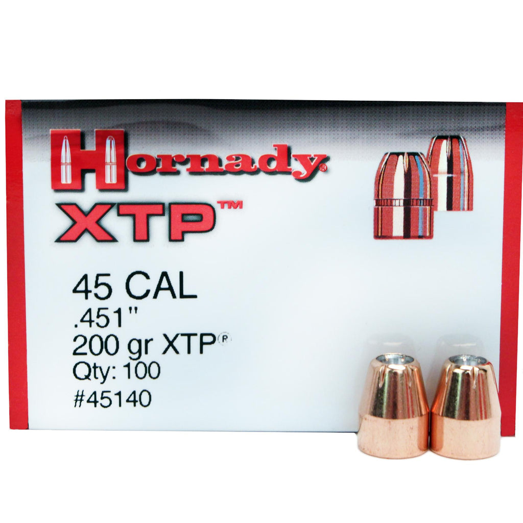 45 Caliber Bullets - (.451) 200 Gr HP-XTP (Per 100)