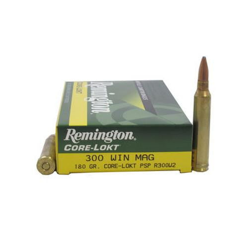 Corelokt Ammunition - 300 Winchester Magnum, 180 Grains, Pointed Soft Point,  Per 20