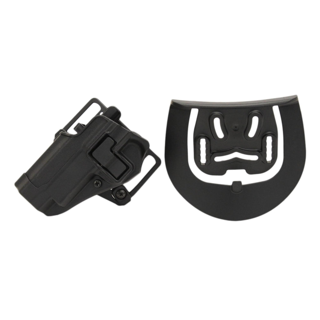 Serpa CQC, Belt & Paddle Holster, Plain Matte Black Finish - Matte Left Hand S&W 5900-4000