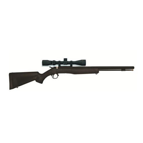 Wolf .50 Caliber Muzzleloader - Blued-Black, with KonuShot 3-9x32mm Scope