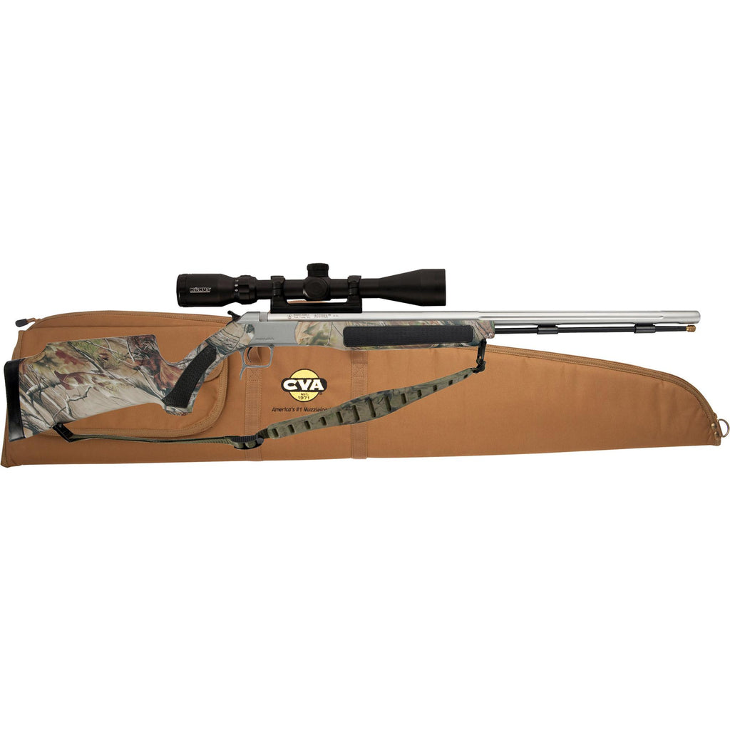 Accura V2 .50 Caliber Muzzleloader - Stainless Steel Realtree APG w-Konus Pro 3-9x40 Illuminated Reticle Scope