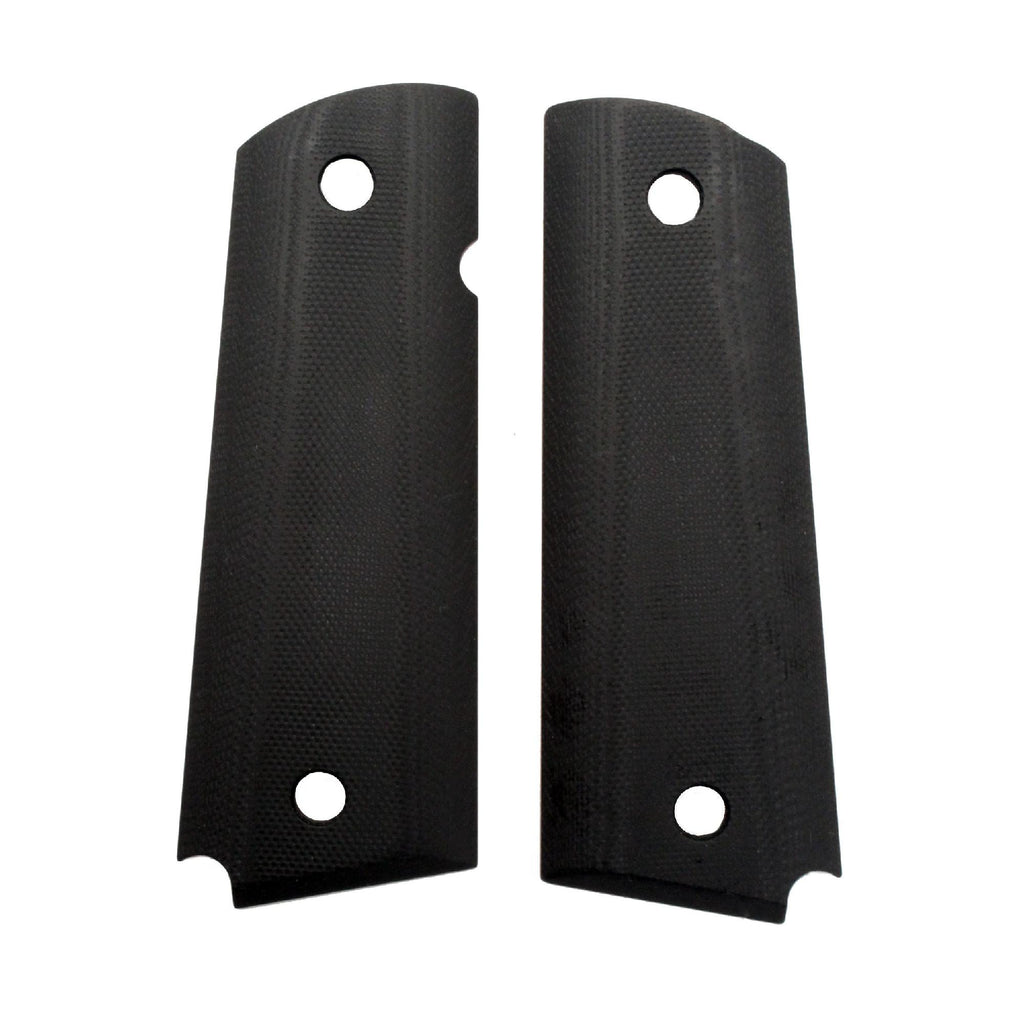 1911 Government-Commander 3-16" Thin Grips - G-10 Solid Black