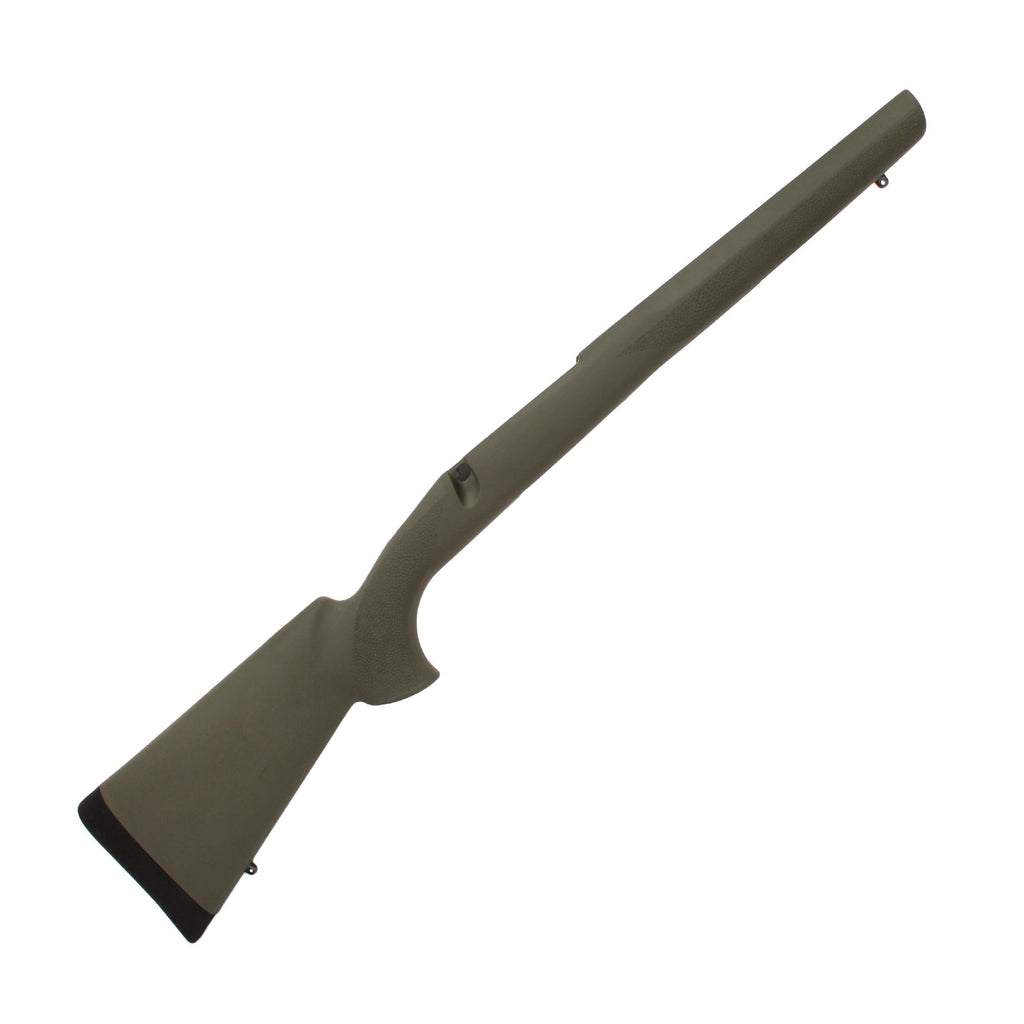 Winchester Model 70 Short Action Stock - 1 Piece Trigger Heavy Barrel Full Bed Block Olive Drab Green