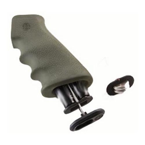 AR-15 Rubber Grip - w-Storage Kit Olive Drabe Green