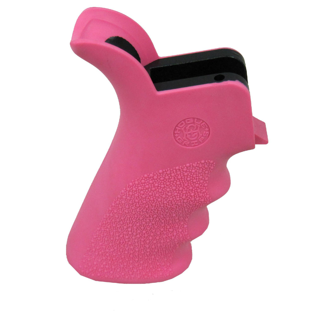 AR-15 Rubber Grip - Beavertail w-Finger Grooves Pink