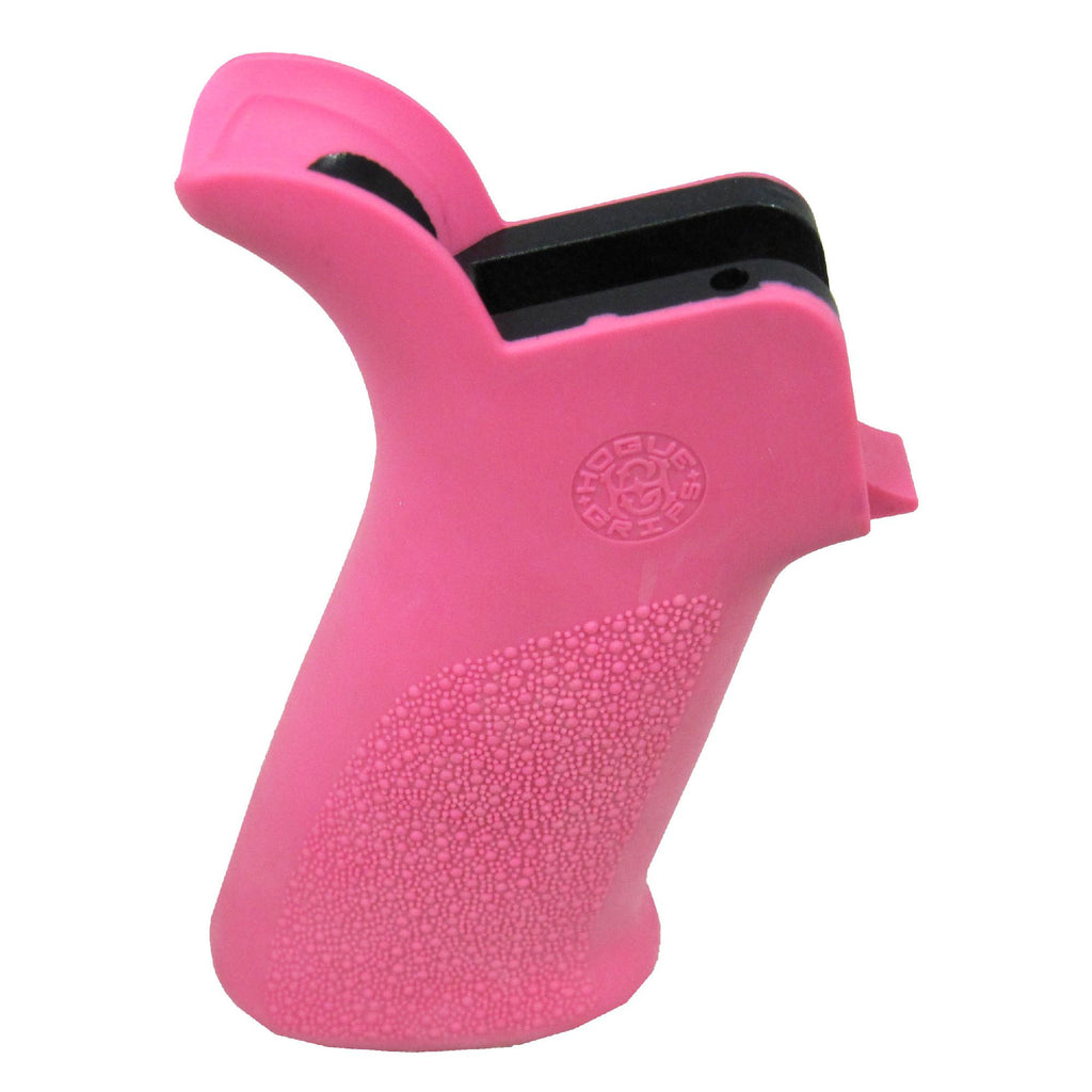 AR-15 Rubber Grip - Beavertail No Finger Grooves Pink