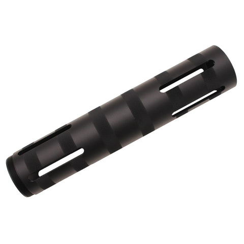 AR15 Knurled Aluminum 3 Gun Free Floating Forend Extension - 9.5" Overall Length