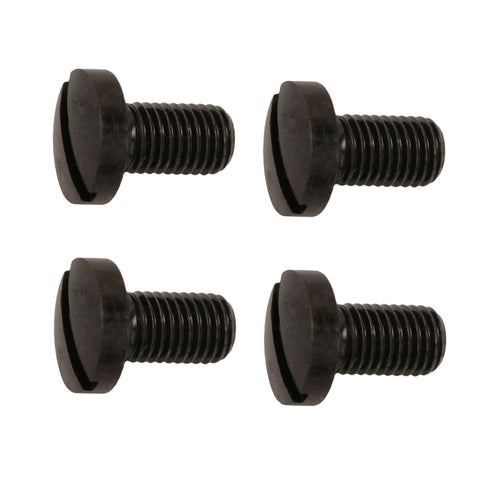 Colt & 1911 Officer's Grip Screws (Per 4) - Slot, Black