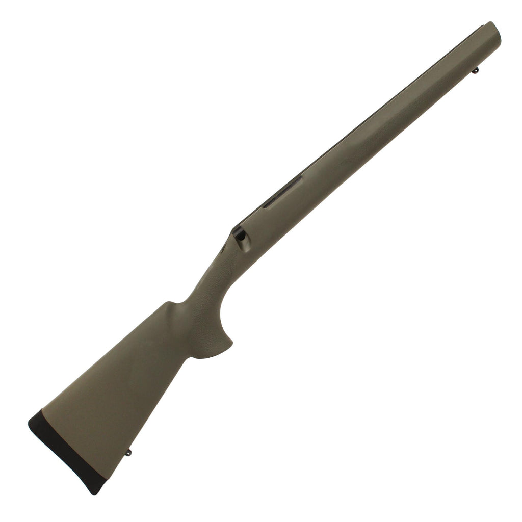 Remington 700 BDL Short Action Overmolded Stock - Heavy Barrel, Pillarbed Olive Drab Green