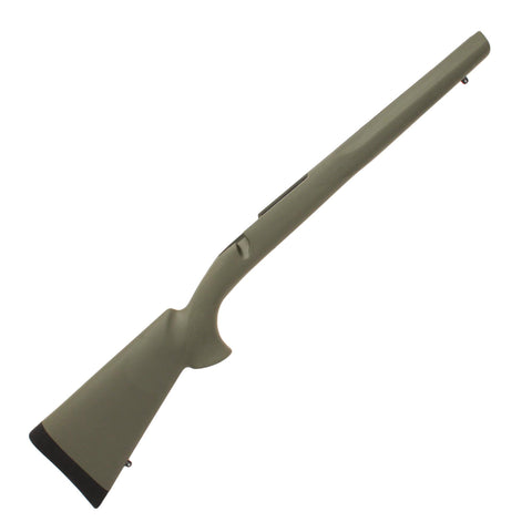 Ruger 77 MKII Long Action Overmolded Stock - Heavy Barrel, Full Bed Block, Olive Drab Green