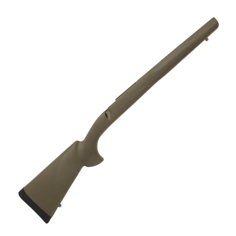 Ruger 77 MKII Long Action Overmolded Stock - "B" Barrel, Pillarbed, Olive Drab Green