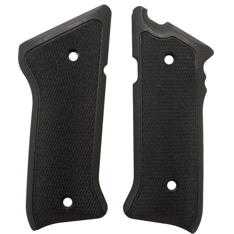 Ruger Mark II-Mark III Grip - Checkered G-10 Solid Black