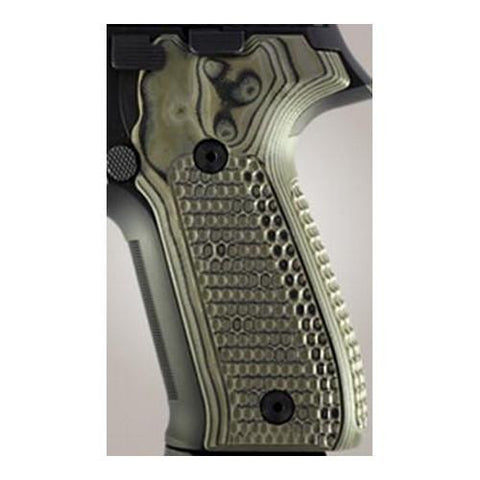 Sig P226 Grips - Pirahna G-10 G-Mascus Green