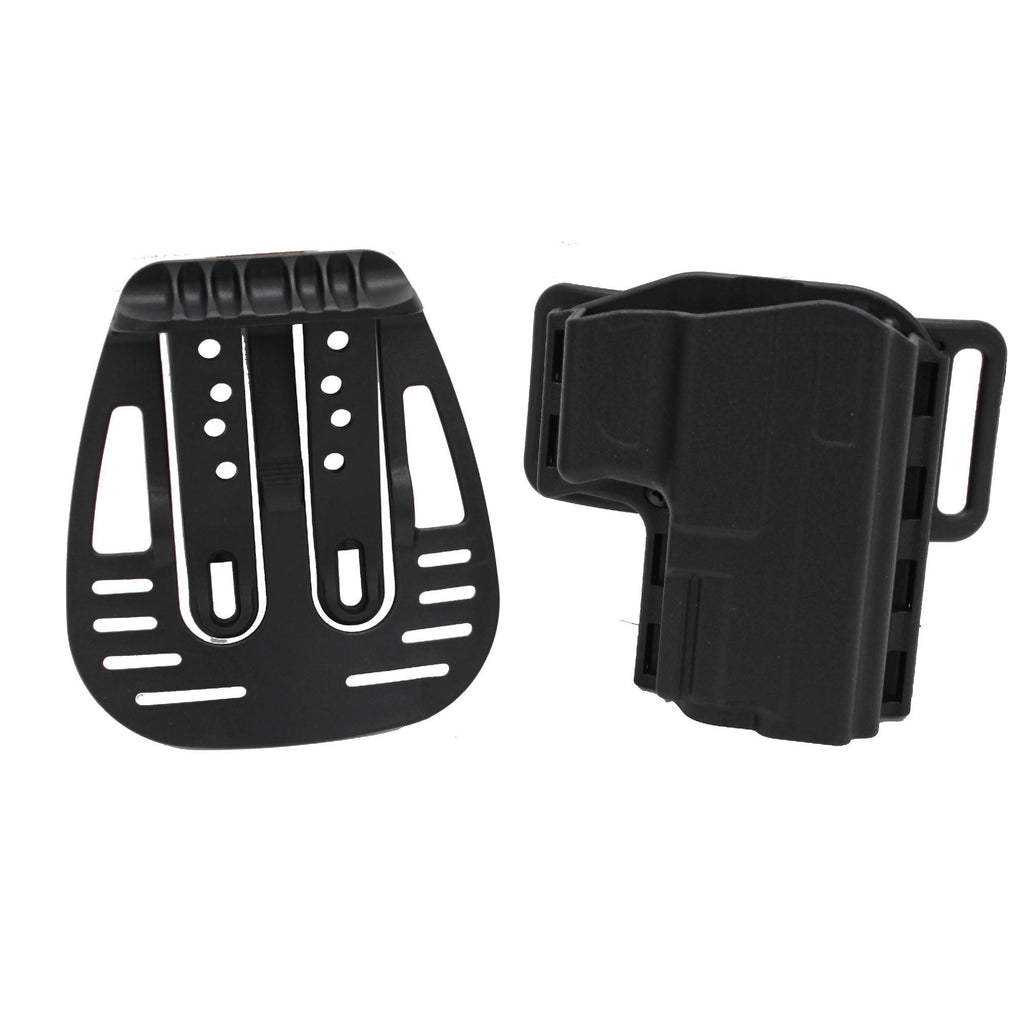 Reflex Open Top Holster, Black - Size 27 Right Hand