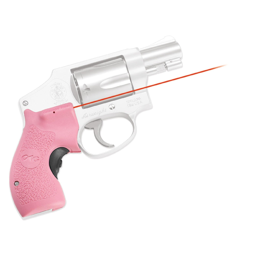 Smith and Wesson - J-Frame Round Butt Lasergrip,Front Activation-Pink