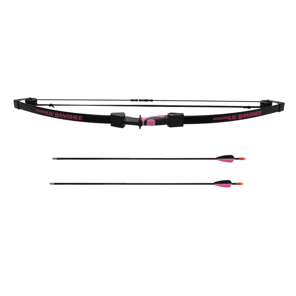 Lil' Banshee Junior Compound Bow Set - Pink