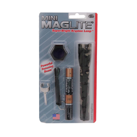 Mini-Mag Flashlight - AA Combo Blister Pack, Camo