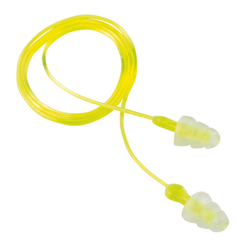 Reusable Tri-Flange Earplugs, 3 Pairs-Pack