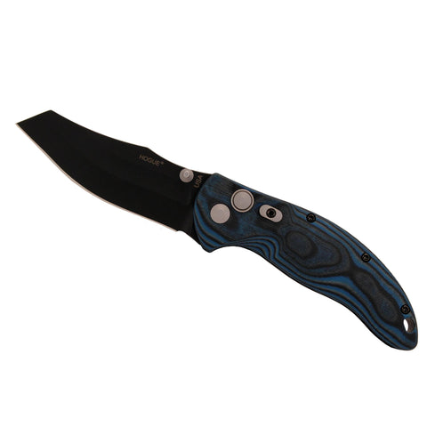 EX04 Folder 3.5" - WCB Black Finish, G-Mascus Blue Lava