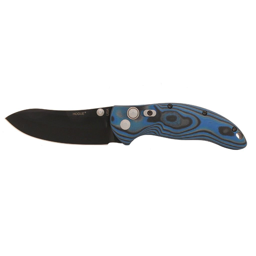 EX04 Folder 3.5" - USB Black Finish, G-Mascus Blue Lava